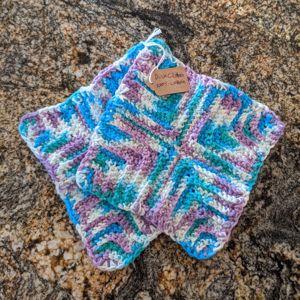 Crochet Cotton Dishcloths